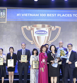 Vinamilk lần thứ 3 liên tiếp được bình chọn là nơi làm việc tốt nhất Việt Nam